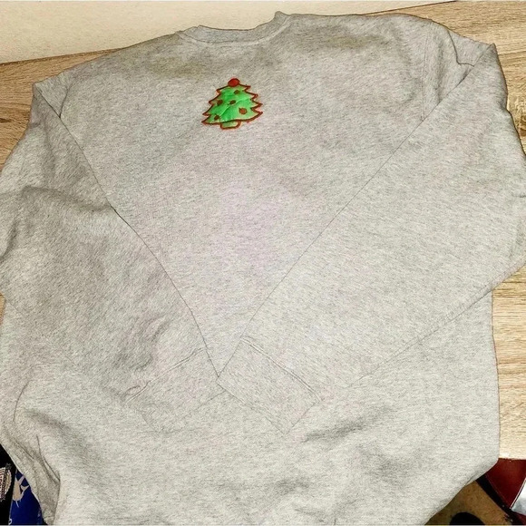 1 of a kind Custom Handmade Ugly Christmas Sweater Mens XL or Womens Plus XXL 2X - Picture 3 of 8